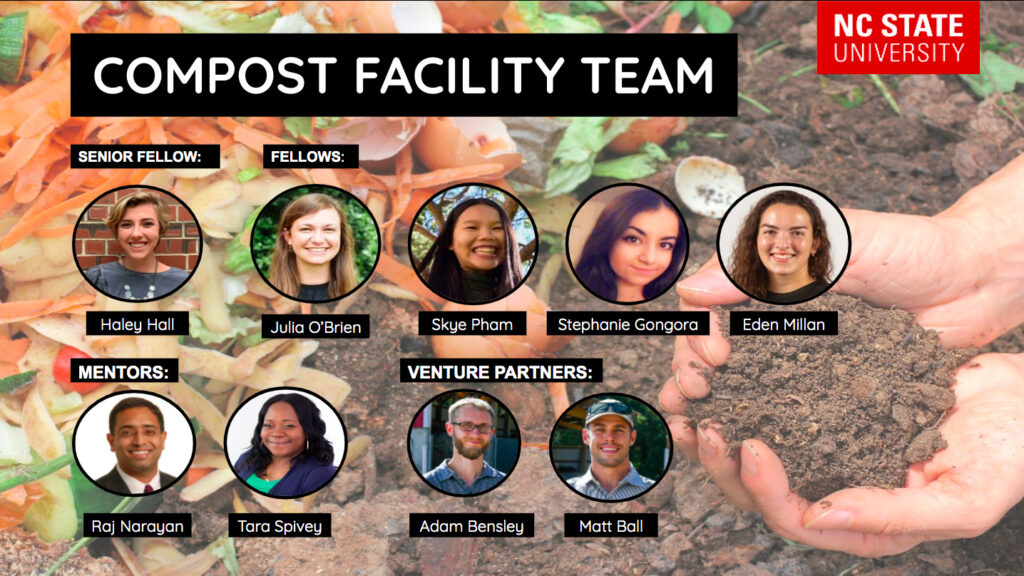 A graphic of Compost Facility Team members